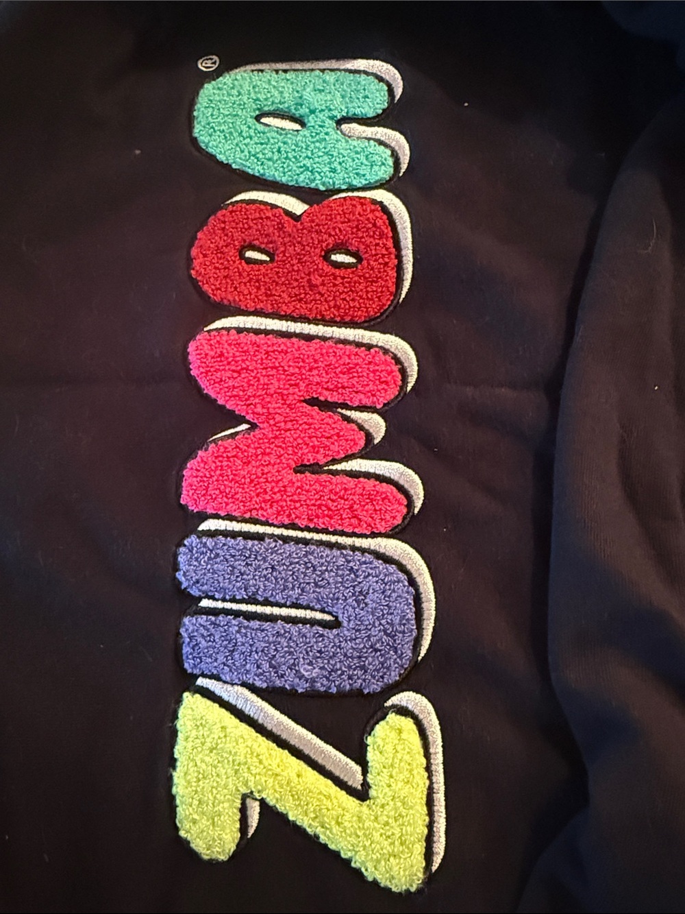 Zumba Fitness Black Sweatshirt with Multicolor Logo - Picture 5 of 8